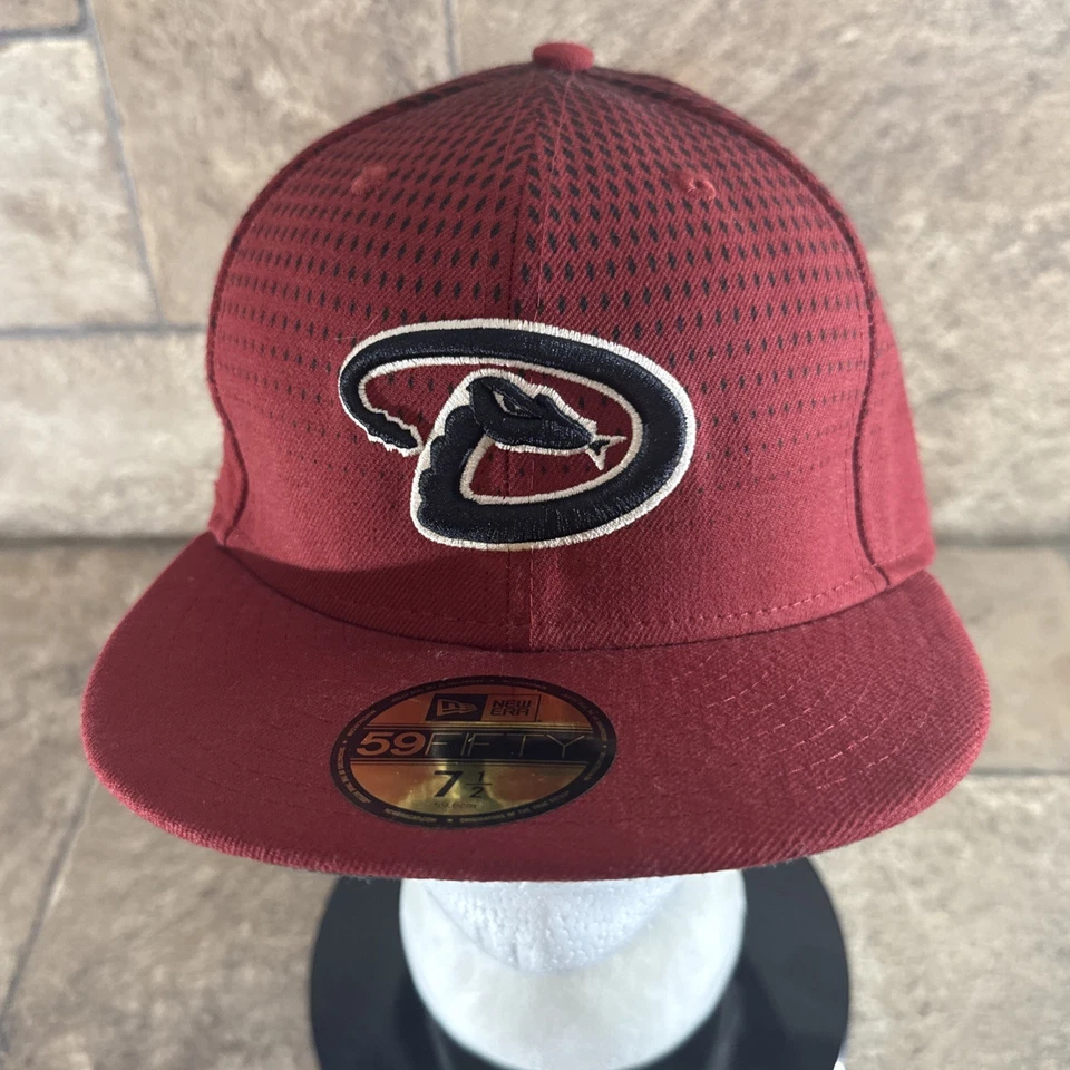 Arizona Diamondbacks New Era 59FIFTY MLB Authentic On-Field Cap Hat Size 7 ½ - Image 1 of 4