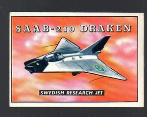 Wings (1953) - Card # 193 - TOPPS - Saab Draken - Picture 1 of 2