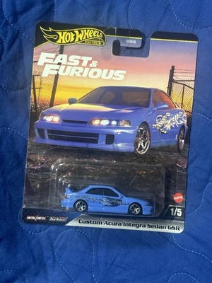 2023 风火轮高级速度与激情定制讴歌 Integra Sedan GSR 蓝色 — 第 1/3 张图片