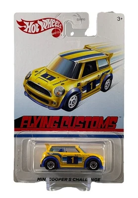 Hot Wheels Target Retro Flying Customs Mini Cooper S Challenge 2020 amarillo con HOs Foto 1 de 4
