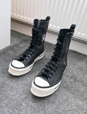 Converse Chuck 70 Plus XHi in pelle nera - UK 11 / EU 45 - Immagine 1 di 4