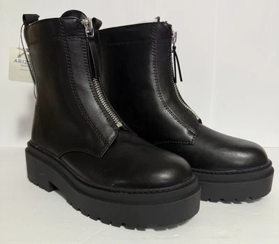 Botas de motocicleta Arizona Jean Company para mujer de tacón ancho talla 9,5 M Xander Foto 1 de 4