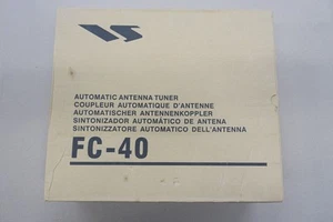 Yaesu FC-40 automatic tuner HF for FT-450, FT-857, FT-897, FT-857D, FT-891, etc - Photo 1/12