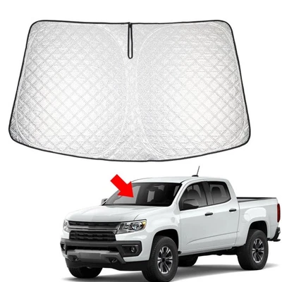 Protector de parasol plegable parabrisas de coche para Chevrolet Colorado 2015-22 Foto 1 de 4