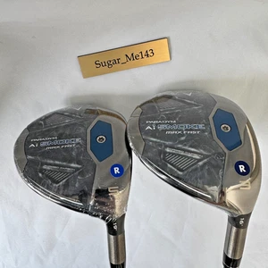 Callaway PARADYM Ai SMOKE MAX FAST Fairway Wood 3w 5w 2Set Carbon Shaft R Flex - Picture 1 of 19