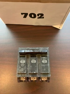 GE THQL32070 3 Pole 70 Amp 240V Plug On Circuit Breaker - Picture 1 of 5