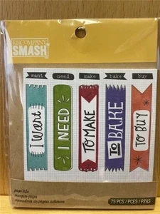 Neu K & Company Smash Page Tabs 75 Stück Verzierungen Sammelalbum kostenloser Versand USA - Bild 1 von 1