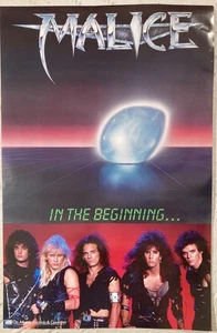 Malice 1985 Promo Poster In The Beginning Atlantic Records - Bild 1 von 1