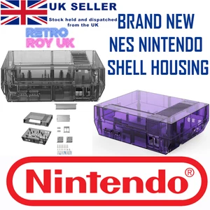 Nintendo NES Console Replacement Shell Housing case Choose Colour Boxed - Picture 1 of 29