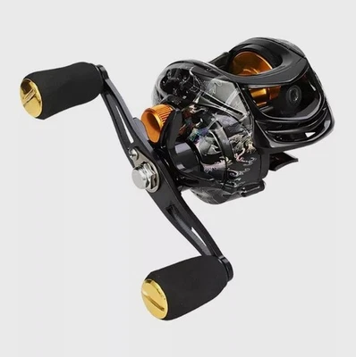 MIHUFISHING Naiads VS Baitcaster Angelrolle 7,2:1 Übersetzung 13+1 BB Max Drag 8kg