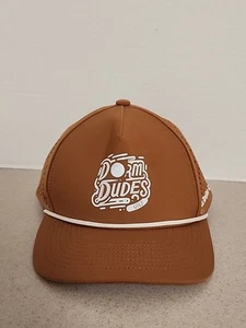 Dorm Dudes Golf Truckermütze braun Riemen hinten verstellbar - Bild 1 von 5