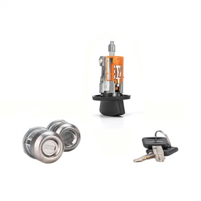 Ignition Switch Lock Cylinder Door Trunk Lock Cylinders Kit For Ford F-150 250 , - Image 1 of 4