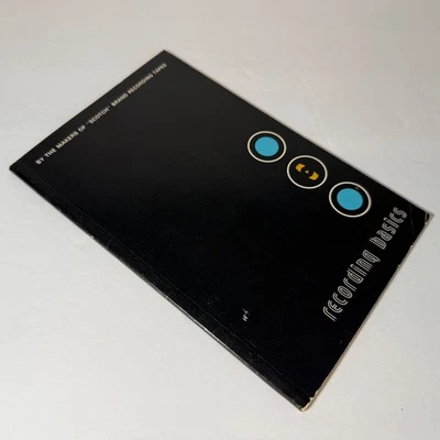 1970's Reel Tape Recording Basics 3M Scotch Brand Instructional Vintage Booklet - Image 1 of 4