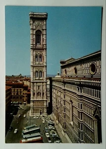 Florence Italy Giotto's Campanile Cathedral Photochrome Postcard - Picture 1 of 2