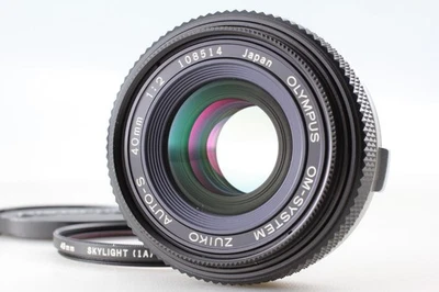 [MINT] OLYMPUS OM System Zuiko Auto-S 40mm F/2 Pancake MF Lens From JAPAN - image 1 of 4