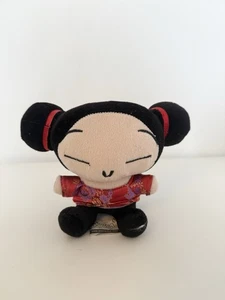 Pucca Vooz Club Red Silk Kimono Clip Vintage Soft Toy 7” - Picture 1 of 3