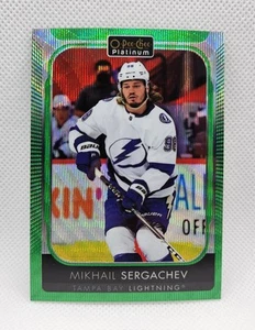 2021-22 OPC Platinum Emerald Surge /10 Mikhail Sergachev #130 - Picture 1 of 2
