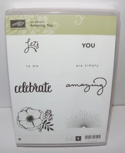 Stampin' Up!  Amazing You Set mit 8 Holzstempeln Celebrate Amazing - Bild 1 von 4