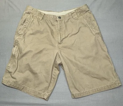 Columbia Mens Size 36 Brown Tan Utility Flat Front Casual Shorts 11" Inseam - Image 1 of 4