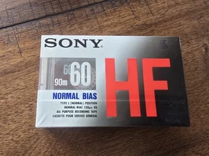 Nueva cinta de casete Sony HF 60 minutos sesgo normal - Imagen 1 de 2