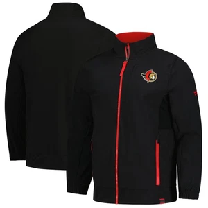 Men's Fanatics  Black Ottawa Senators Authentic Pro Rink Coaches Full-Zip Jacket - Picture 1 of 3