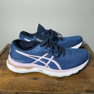 Asics Gel-Nimbus 24 Women’s Size 9 Blue Pink Running Shoes Walking - Picture 1 of 12