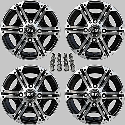 RUEDAS DE ALUMINIO SUZUKI KING QUAD 500 12" VIPER M/B ATV/UTV (JUEGO 4) IRS1CA Foto 1 de 4