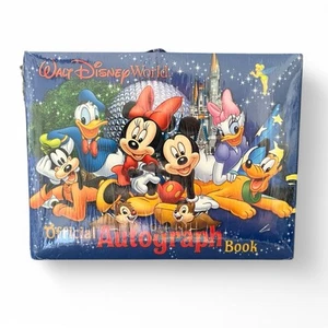 Disney Parks Autograph Book Walt Disney World Official New Sealed Mickey Minnie - Picture 1 of 3