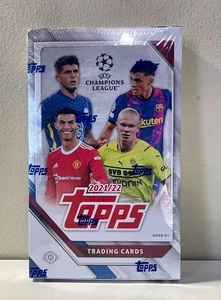 2021/22 Topps UEFA Champions League MASSIVE Factory Sealed HOBBY Box-192 Cards! - Picture 1 of 3