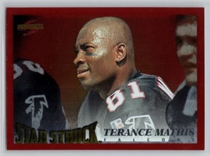 1995 Puntuación #234 Terance Mathis Red Siege Atlanta Falcons - Imagen 1 de 2