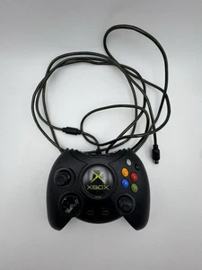 Official Original Microsoft Xbox Black Game Wired Controller - X08-17160 - Picture 1 of 7