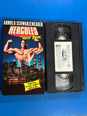 HERCULES IN NEW YORK 1969 (VHS, 2000) RARE Arnold Schwarzenegger Original Audio - Image 1 of 2