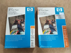 2 X 60 Sheets Everyday HP Photo Paper  10 x 15 cm 240g Glossy Brand New - Afbeelding 1 van 2