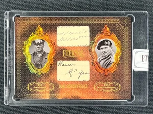 Tarjeta doble carta manuscrita cortada Gen. Erwin Rommel / Montgomery 2024 Eternal / 99 - Imagen 1 de 4