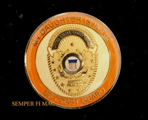  MI HIJA ESTÁ EN LOS ESTADOS UNIDOS GUARDACOSTAS SOMBRERO SOLAPA PIN GRADUACIÓN MAMÁ PAPÁ HERMANO - Imagen 1 de 1