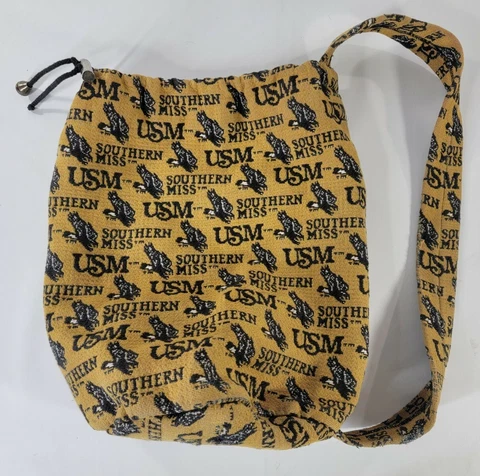 USM Southern Miss Golden Eagles Riddle & Cockrell Tapestry Tote Sling Bag Purse Cover