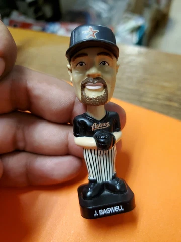 Jeff Bagwell POST CEREAL 3" Mini BOBBLEHEAD Fotoball Houston Astros 2002 Cover