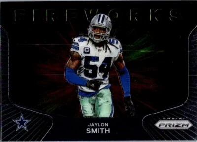 Jaylon Smith #25 Fireworks 2020 Panini Prizm Cowboys Notre Dame GIANTS - Image 1 of 2