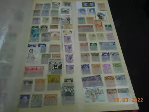 Album -Seite mit alten/älteren Briefmarken Italien Italia - Bild 1 von 1