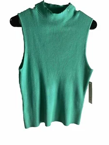 Studio 12 XLarge Sleeveless Top / Green - Picture 1 of 5