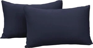 2-Pack Stretch Pillow Cases - Jersey Knit & Ultra Soft Envelope Closure - Foto 1 di 5