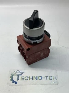 Interruptor selector de perno de 3 posiciones ABB P9 MSMZ1N/bloque de contacto - Imagen 1 de 4