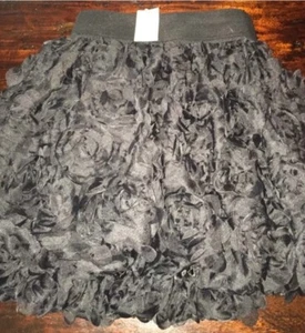 NWT The Children’s Place Girls Black Holiday Bubble Skirt Size L (10/12) - Picture 1 of 2
