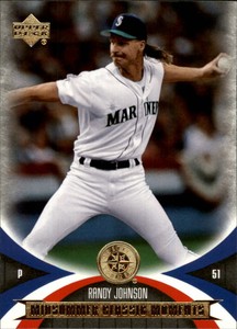2005 (MARINERS) UD Mini Jersey Collection #95 Randy Johnson MCM
