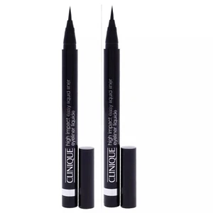 Lote de 2* Clinique High Impact Easy Liquid Liner 01 NEGRO 0,02 oz/0,67 g tamaño completo - Imagen 1 de 1