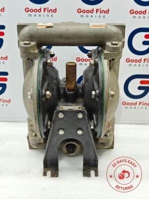 INGERSOLL RAND ARO 666101-444-C AIR OPERATED DOUBLE DIAPHRAGM PUMP 1" SS USED - Image 1 of 4