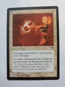 MTG Magic The Gathering Card Disincantare Istantaneo White Tempest 1997 Spanish - Picture 1 of 2
