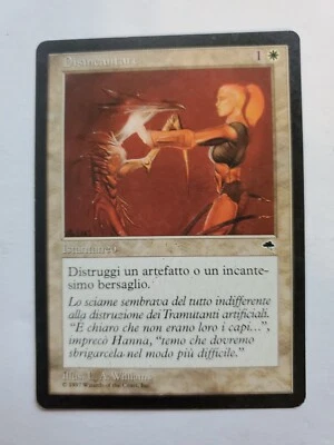 MTG Magic The Gathering Card Disincantare Istantaneo White Tempest 1997 Spanish - Image 1 of 2