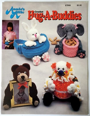 Crochet Hug A Buddies Patterns, Children Patterns, Animal Patterns leaflet - Image 1 of 3