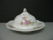 Imperial Faience Homer Laughlin Covered Butter Bowl with Strainer 1900 Era